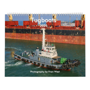 Tugboats 2026 calendar