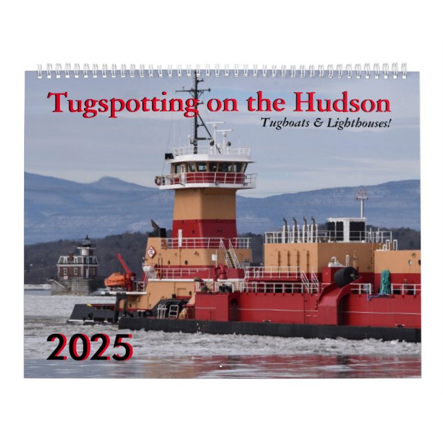 Tugboats and Lighthouses 2025 Calendar (Cover)
