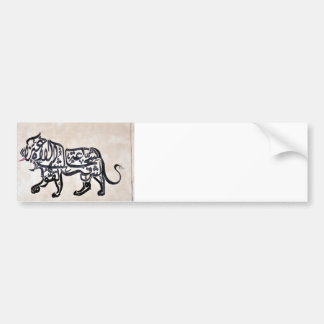 Tugra Lion Bumper Sticker