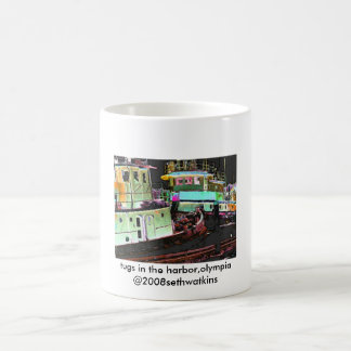 tugs in the harbour, Olympia2, tugs in the Coffee Mug