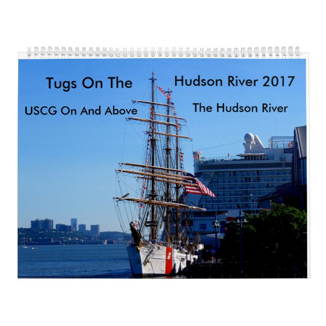 Tugs On The Hudson River 2017 Calendar (Cover)