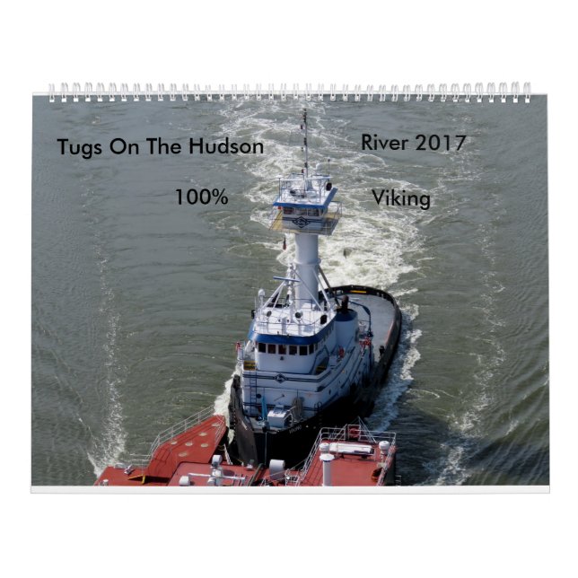 Tugs On The Hudson River 2017 Calendar (Cover)