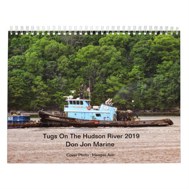 Tugs On The Hudson River 2019 Don Jon Marine Calendar (Cover)