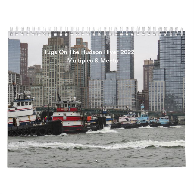 Tugs On The Hudson River 2022 Multiples & Meets  Calendar (Cover)