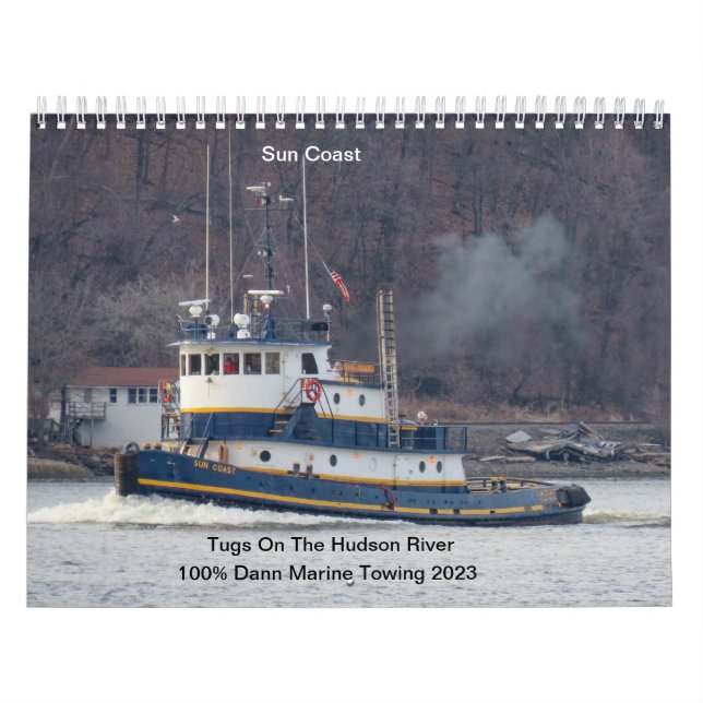 Tugs On The Hudson River 2023 Dann Marine Towing Calendar (Cover)
