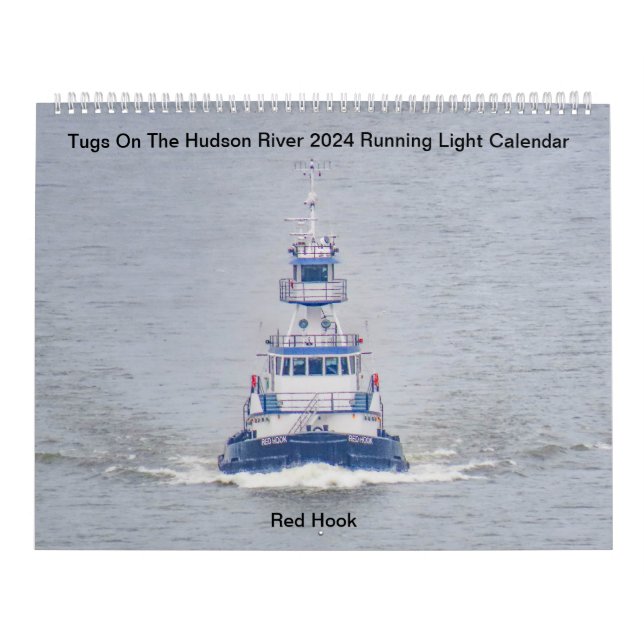 Tugs On the Hudson River Running Light 2024  Calendar (Cover)
