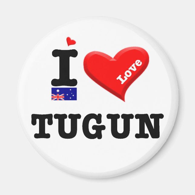 TUGUN - I Love Magnet (Front)