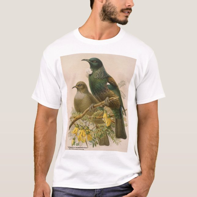Tui, adult male and juvenile T-Shirt (Front)