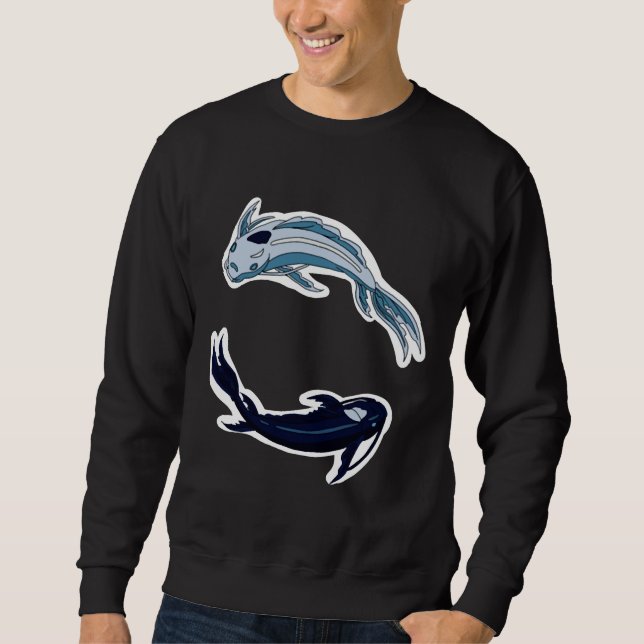 Tui And La Inspired Fish Sweatshirt (Front)