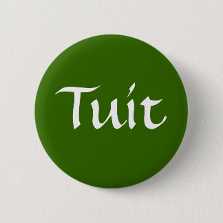 Tuit, Olive Green 6 Cm Round Badge