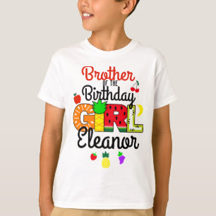 Tuitti Fruity Brother of the Birthday Girl  T-Shirt