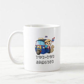 Tuk Tuk Bangkok Thailand souvenirgraphic text Coffee Mug
