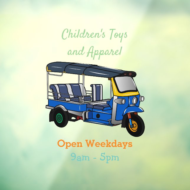 Tuk tuk cartoon illustration (Sheet 3)