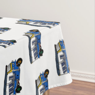 Tuk tuk cartoon illustration tablecloth