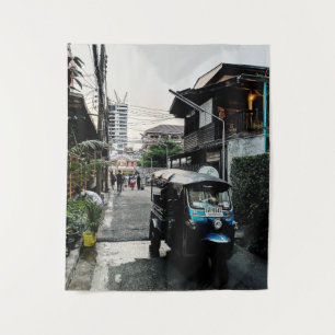 Tuk Tuk In Bangkok Thailand Tapestry