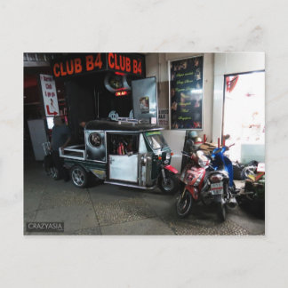 Tuk-Tuk, Pattaya, Thailand Postcard