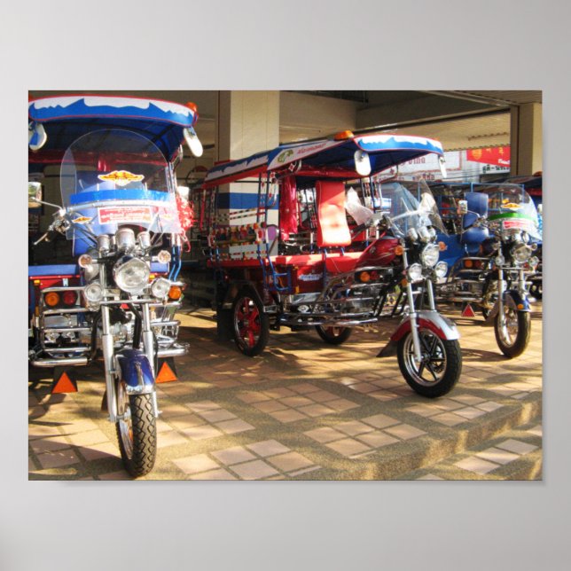 Tuk Tuk Showroom ... Udon Thani, Isaan Poster (Front)