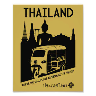 Tuk Tuk Thailand Photo Print