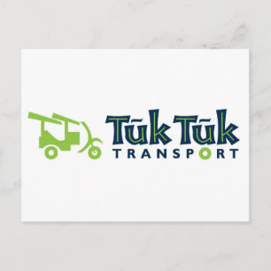 Tuk Tuk Transport Postcard