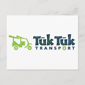 Tuk Tuk Transport Postcard