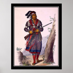 Tuko-See-Mathla Seminole Chief Vintage Poster