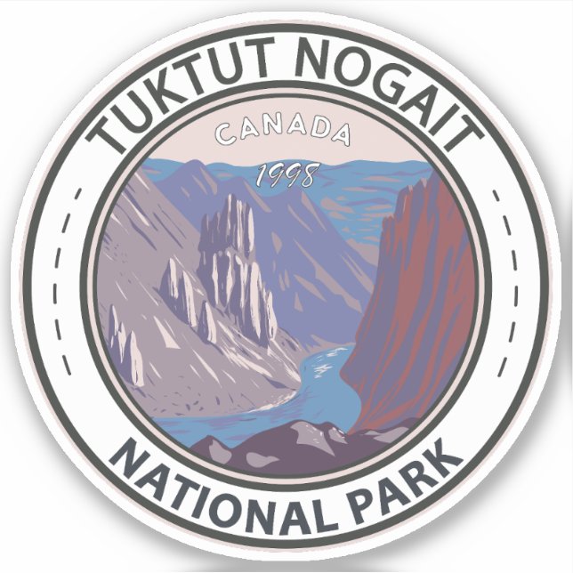 Tuktut Nogait National Park Canada Travel Vintage (Front)