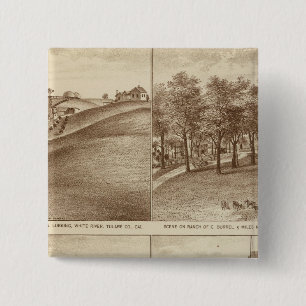 Tulare Co ranches, offices 15 Cm Square Badge