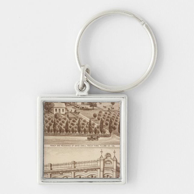 Tulare County Bank Key Ring (Front)