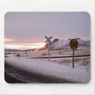 Tulelake, California Winter Sunset Mouse Pad