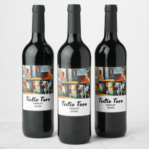 Tulio Toro Wine Label