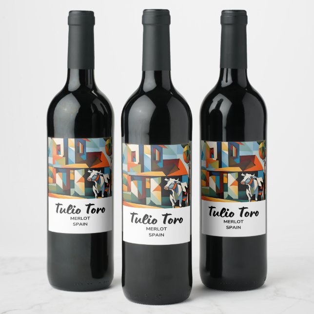 Tulio Toro Wine Label (Bottles)