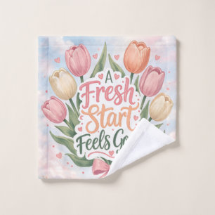 Tulip : A Fresh Start Feels Good Bath Towel Set