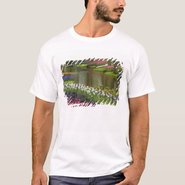 Tulip and hyacinth garden, Keukenhof Gardens, 2 T-Shirt (Front)