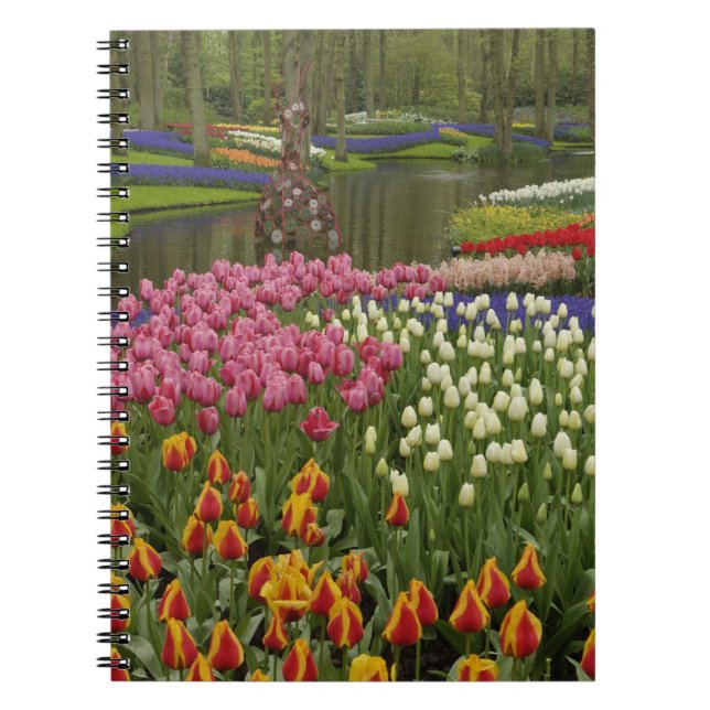 Tulip and hyacinth garden, Keukenhof Gardens, Notebook (Front)