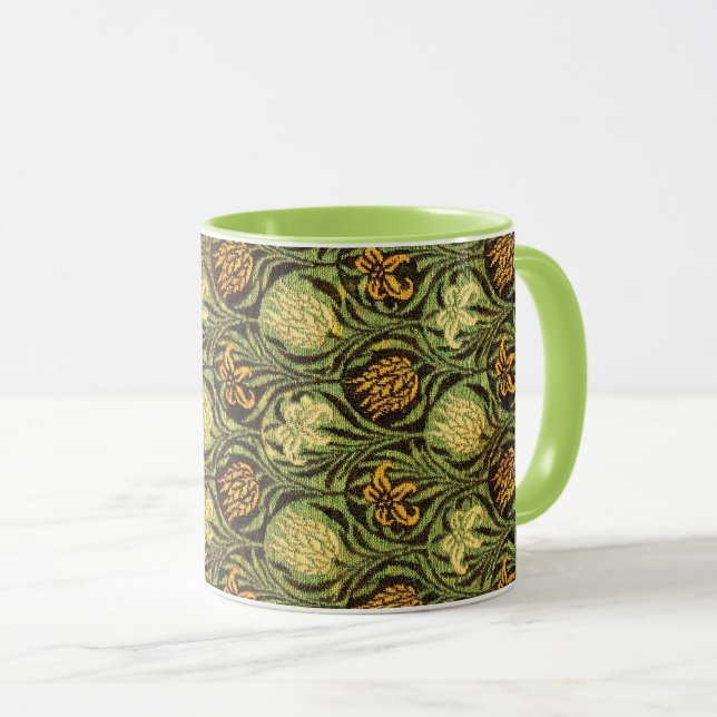 Tulip and Lily, famous pattern, Mug (Front Right)