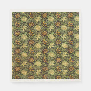 Tulip and Lily, famous pattern, Napkin