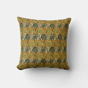 Tulip and Lily Pattern (by William Morris) Cushion