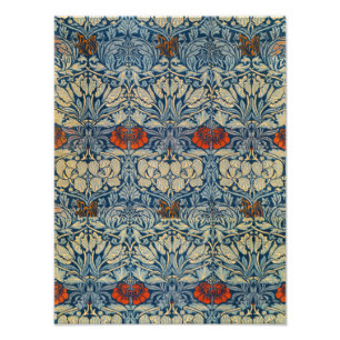 Tulip and Rose Date, Design 1876 William Morris Photo Print