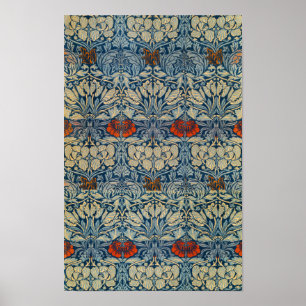 Tulip and Rose Date, Design 1876 William Morris Poster