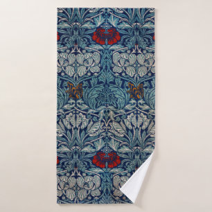 Tulip and Rose, William Morris Bath Towel