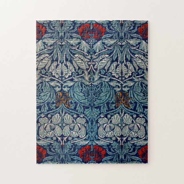 Tulip and Rose, William Morris Jigsaw Puzzle (Vertical)