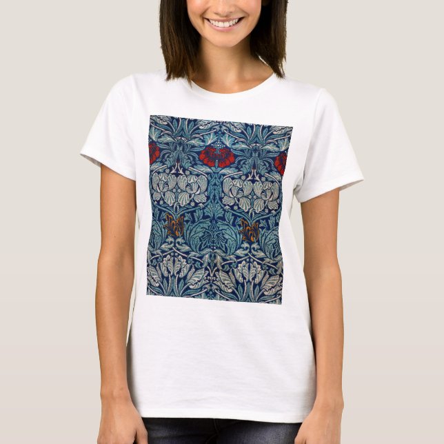 Tulip and Rose, William Morris T-Shirt (Front)
