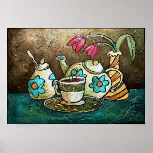 Tulip and Tea II Poster