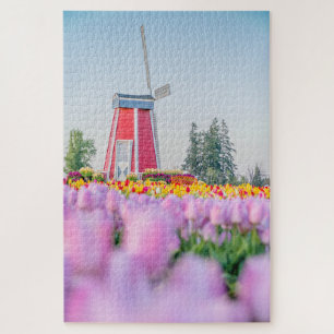 Tulip and Windmill Jigsaw Puzzle