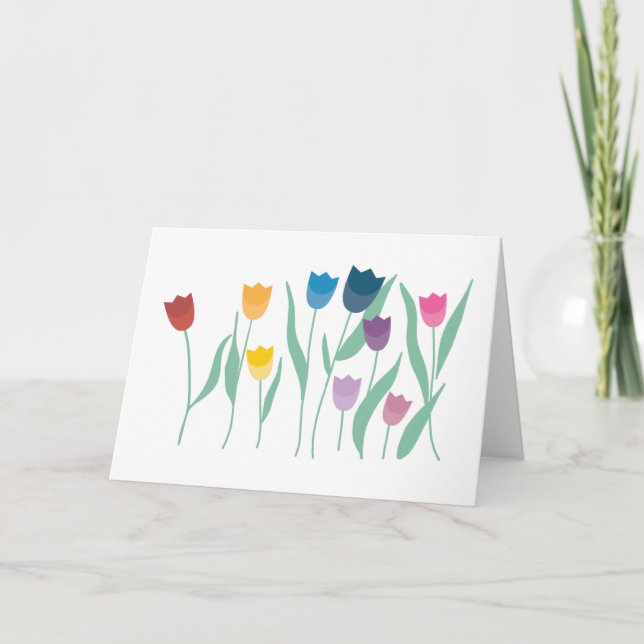 Tulip Border Card (Front)