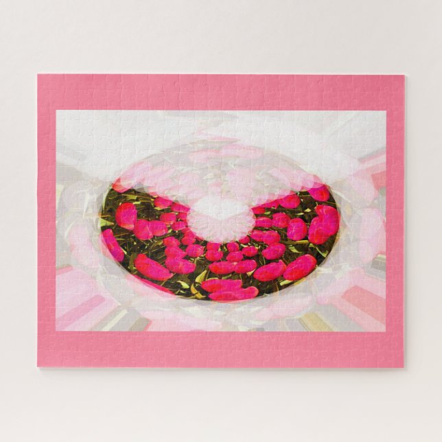 Tulip bouquet jigsaw puzzle (Horizontal)