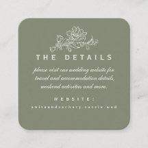 Tulip Cascade Moss detail card