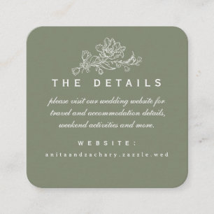 Tulip Cascade Moss detail card