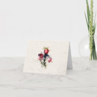 Tulip Cluster Thank You Card