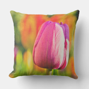 Tulip Collage Outdoor Cushion